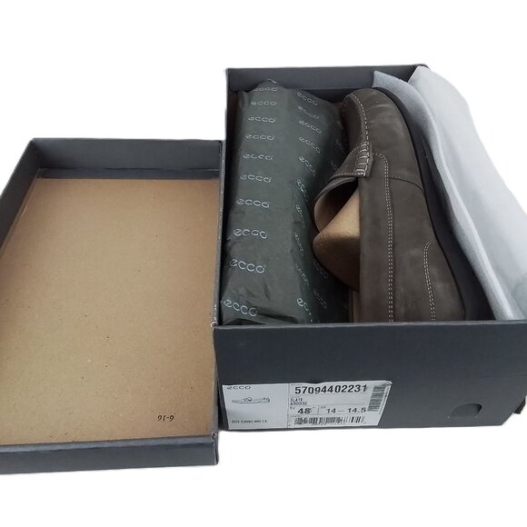 ecco classic moc 2.0 Men\'s US 14-14.5 slate brand new in box main image 7